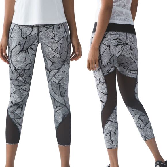 Lululemon Goal Crusher 7/8 Tight Dottie Tribe 23" Size 2 - Picture 1 of 11